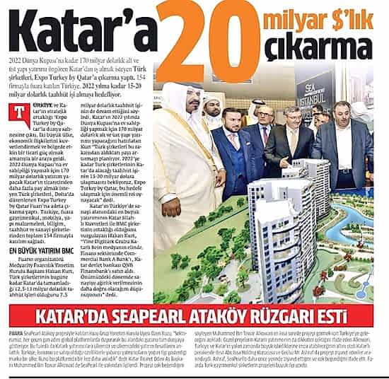 Star-Katar’a 20 Milyar Dolarlık Çıkarma