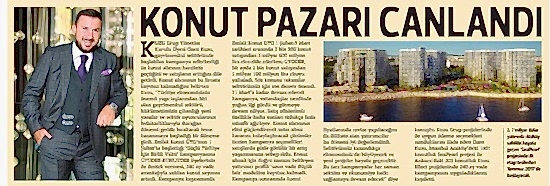Hürriyet- Konut Pazarı Canlandı