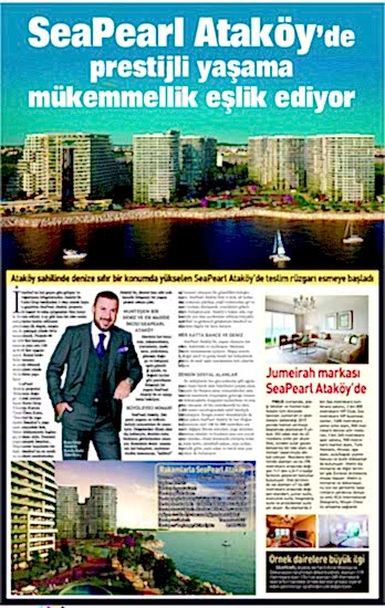 Sabah- SeaPearl Ataköy’de prestijli yaşama mükemmellik eşlik ediyor