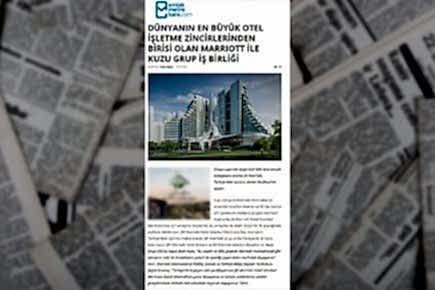 Emlak Metre Kare - Dünyanın En Büyük Otel İşletme Zincirlerinden Birisi Olan Marrıott İle Kuzu Grup İş Birliği