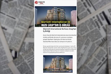 Medyaege.com.tr - Marriott International İle Kuzu Grup'tan İş Birliği
