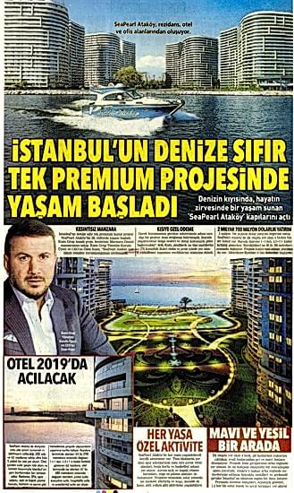 Posta- İstanbul’un Denize Sıfır Tek Premium Projesinde Yaşam Başladı